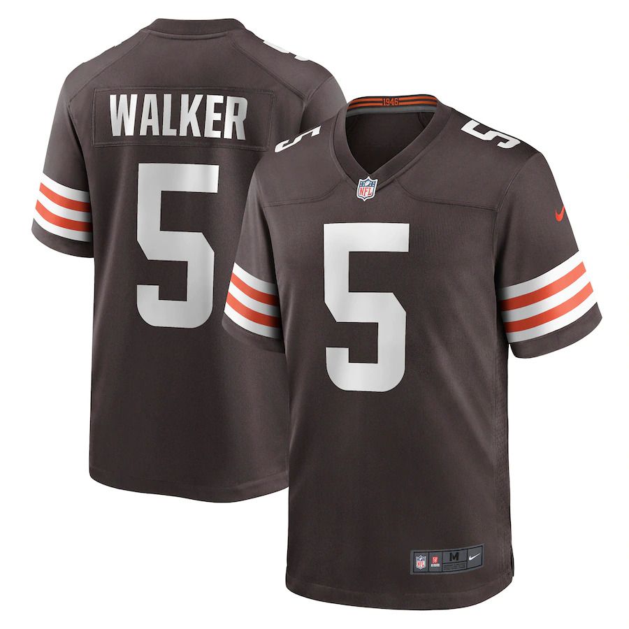 Men Cleveland Browns #5 Anthony Walker Nike Brown Game NFL Jersey
